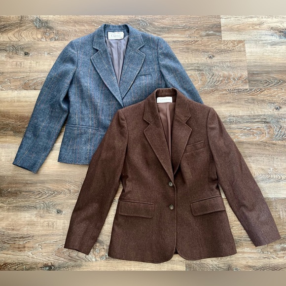 Evan Picone Jackets & Blazers - Bundle of Vintage Wool Academia Blazers size small